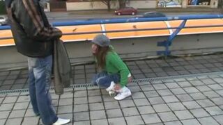 Young Couple Fucking At The Bus Station