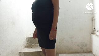 Indian Stepmother Fucking with Stepson When He Going to Bathroom for Shower