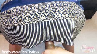 Sex- Hotel staff Wearing long silk sarong skirt เย็ดคาชุดพนง รร (Full & Uncen in Fansly @BbwThaixxx