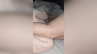 Step mom without bikini hits step son dick with foot