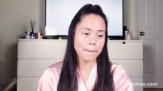 Ersties - Active American Babe Sativa Plays With a Paddle and a Vibrator