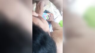 deepthroat sucking wife