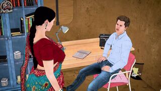 Desi Indian Bhabhi's husband fucked the beautiful sexy doctor