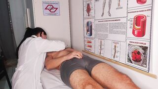 Oops... my dick went up in front of the nurse