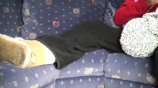 Unbridled threesome with the two horniest and most sexy German step-aunts eager for cock to penetrate their eager pussies