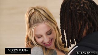 BLACKED Petite Blonde Cheerleader Kait Fucks Her BBC Crush When BF Is Out Of Town