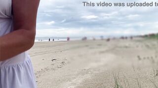 Busty stranger milf made me cum in front of everyone!