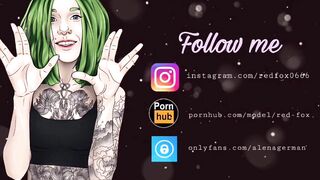Morning yoga turned into POV DEEP BLOWJOB from dreadlock babes - Red Fox