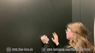 Horny German Teen 18yo fucks herself at the Airport