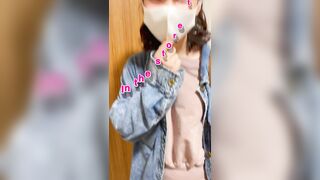 パイパン女子大生との生ハメ野外プレイをスマホでリアルハメ撮り！〜バイブ入れてお買い物からの車内オナニー〜amatuer/RYO＆YUU♡ 露出/調教/バイブ/フェラチオ/オナニ/10代/貧乳