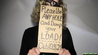 Cum dump fucked and creampied by many guys at the adult theaters