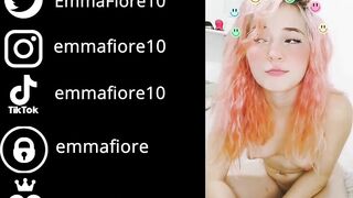 Horny Teen making Hentai faces - Emma Fiore
