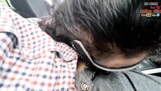 Indian office girl giving Blowjob to her Boss