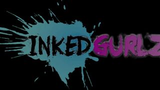 Inked Gurlz - Curly Hair Girl with Ink Get a Hard Bang