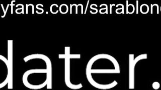 Mi hermanastro me encontró en sex-dater y me lo follo para que no le cuente a nadie - Sara Blonde