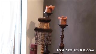 Peitie Riley Shy Fucks Big Black Cock on Balcony