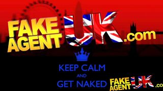 FakeAgentUK Anal threesome on the casting couch