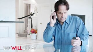 She Will Cheat - Petite Teen Riley Star Cheats On Her Husband While He Watches