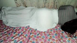 The flossing of my big ass stepsister stopped my dick and I ended up fucking until dawn