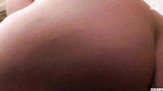 Cherubic BBW taboo Japanese facesitting and blowjob