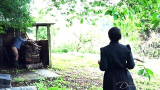 A Visit to the Woodshed - Pandora disciplines the Garden Hand