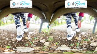 VR 3D Shoeplay Dangling Dipping Crush Girl Feet Socks Girl Shoes Virtual Reality VR Shoe Play Girl