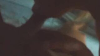 Milf sucks his Dick Deep, he fucks her and cums on her butt
