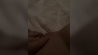 Naughty teen masturbates & squirts as she listens fucking hard next door