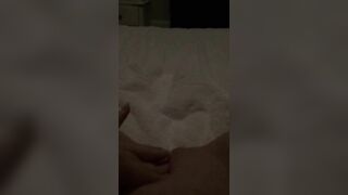 Naughty teen masturbates & squirts as she listens fucking hard next door