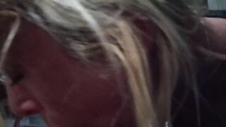 Wife gives blowjob