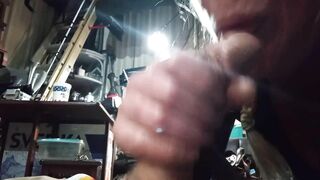Wife gives blowjob