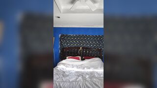 Daddy's after shower surprise,pounds me until we both cum & paints the side of my face
