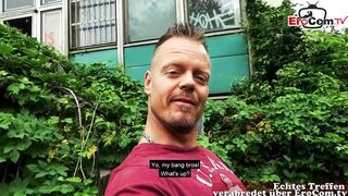 GERMAN HOUSEWIFE PICK UP AND OUTDOOR FUCK POV