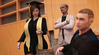 THE OFFICE - Sex Scene #6 - Vibrating Play Dildo - 3d Game, 3d Hentai, Porn game, 60 FPS by Damaged Coda