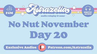 No Nut November Challenge - Day 20 [Spa] [Edging] [Group] [Mutual Masturbation] [Meditation]