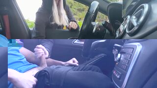 DickFlash! The girl I like jerks me off in public after leaving the gym