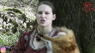 Horny Fucking on the Viking Market ! Fat Viking inpregnates girl