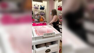 Remote Control Orgasms in the Mall - Sasha cums in public - clip from a 30 minute video we made