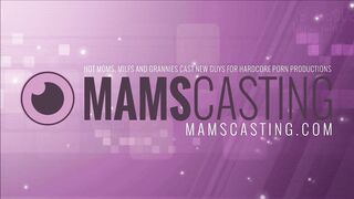 Young guy on mams casting couch