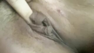 Close up video playing with my pussy till I cum