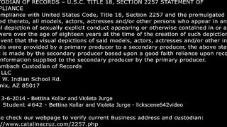 LICENSED TO LICK Violeta Jurge First Time Lesbian Kisses