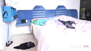 AuntJudysXXX - Big Booty Stepmom Montse Swinger Finds her Panties in her Stepson's Room